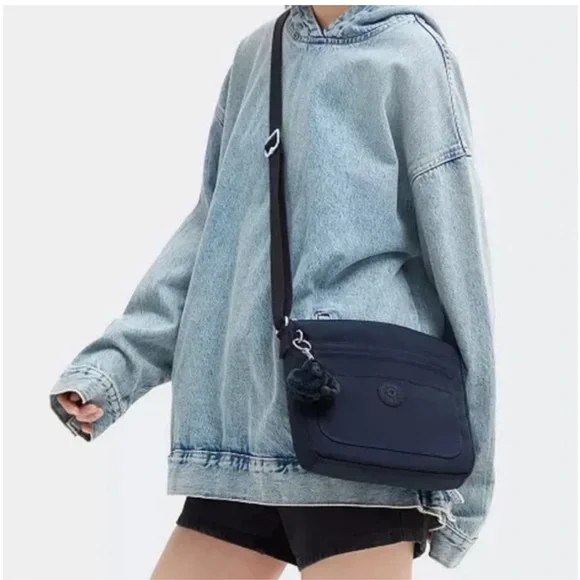 NWT • Kipling • Women's Sebastian Crossbody Bag • Blue Bleu 2 • - Picture 1 of 7